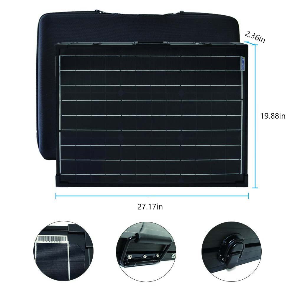 ACOPower PTP 100W Portable Solar Panel Expansion Briefcase - Caldwell's Print's